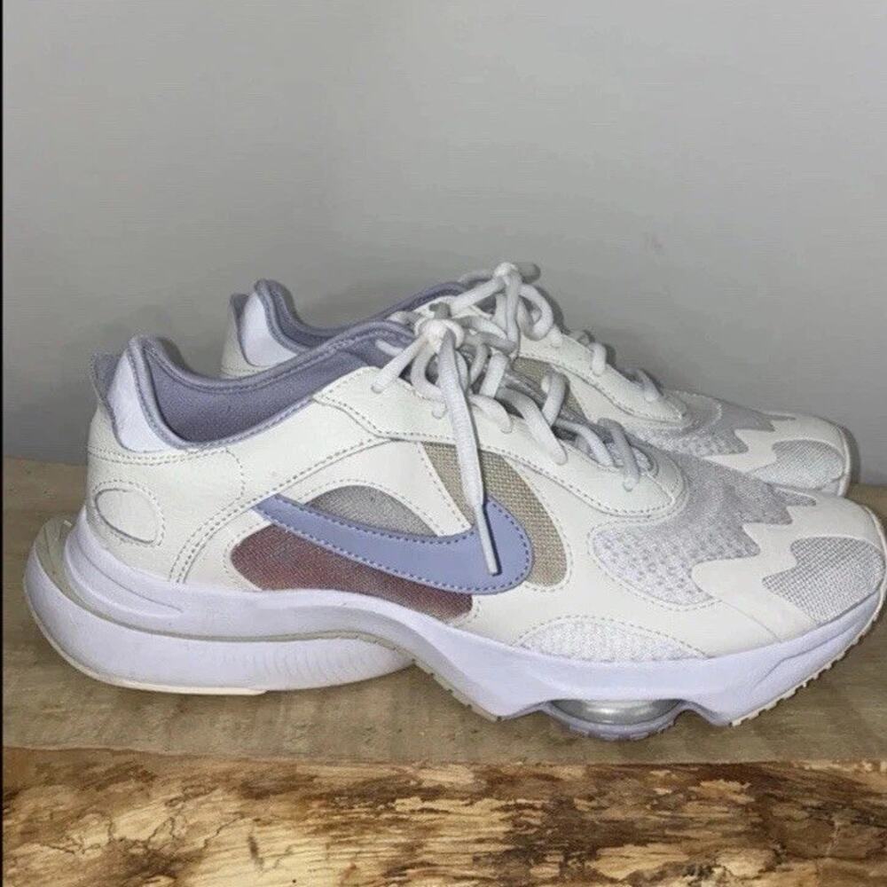 Nike Air Zoom Division Women Size 10 White Lavender Running Sneakers CK2950-100